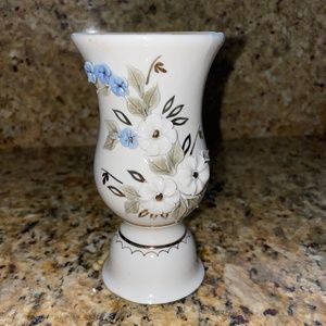 NWT FENIX LIMITED EDITION HANDMADE 24K GOLD PLATED CANDLEHOLDER VASE